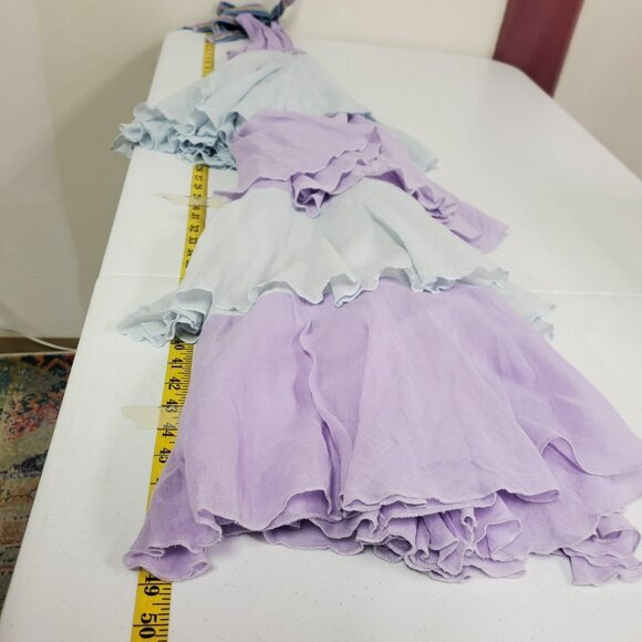 Pitusa Babydoll Pastel Ruffle Maxi Dress Size XS Petite Fairy Boho Coquette - Picture 7 of 9
